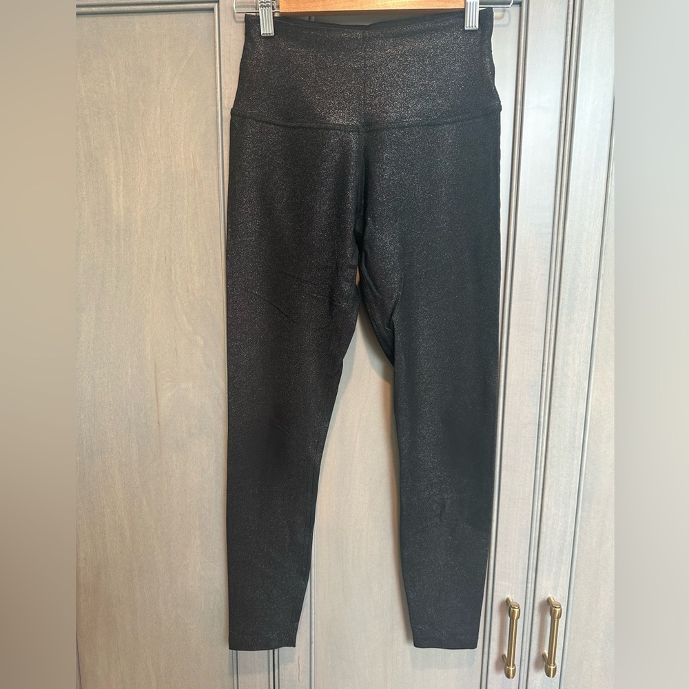 Beyond Yoga Shimmering Black Leggings